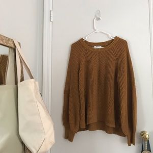 Madewell Balloon Sleeve Pullover Sweater